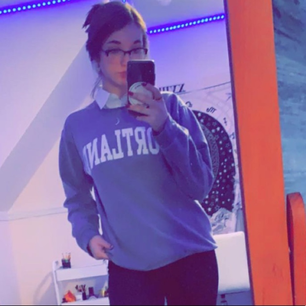 Purple Portland sweatshirt